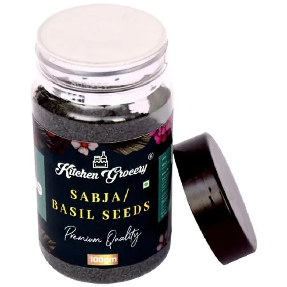 Kitchen Grocery Sabja-Basil Seeds - Mouth Freshener, 100 g-5.webp